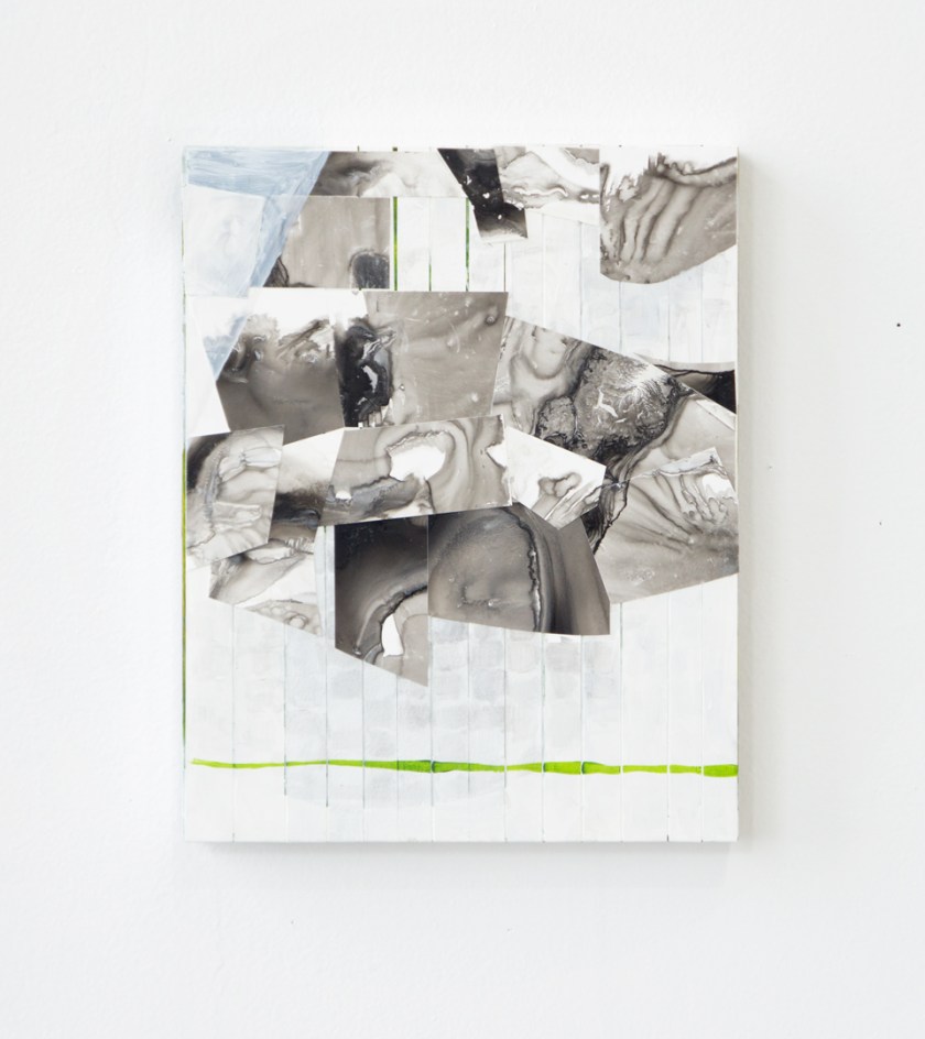 Untitled, 10 x 8 in, Acrylic and Yupo on Panel, 2017